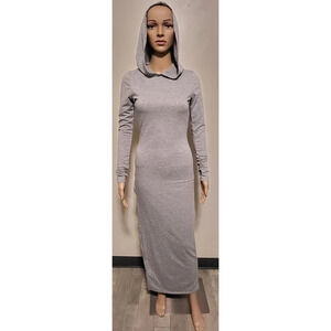 NWOT KTOO Long Sleeve Maxi Dress w/Hood (Size S)